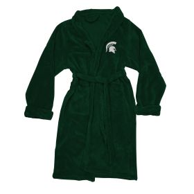 Michigan State OFFICIAL Collegiate Men's L/XL Silk Touch Bath Robe