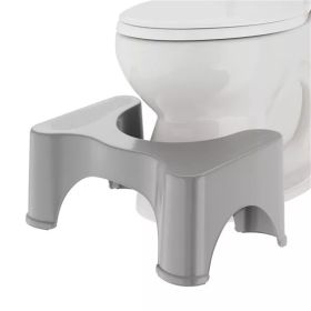 9" Step Stool Gray - Squatty Potty: Polypropylene, No Assembly, 250 lbs Max Load