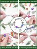 Advent Calendar 2024 Girls Unicorn Bracelet Making Kit, 24 Days Christmas Countdown Calendar with 2pcs DIY Charm Bracelets Kits