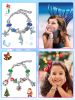 Advent Calendar 2024 Girls Mermaid Bracelet Making Kit, 24 Days Christmas Countdown Calendar with 2pcs DIY Charm Bracelets Kits