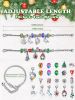 Advent Calendar 2024 Girls Unicorn Bracelet Making Kit, 24 Days Christmas Countdown Calendar with 2pcs DIY Charm Bracelets Kits