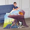 Disney Lion King King Pride Silk Touch Sherpa Throw Blanket 50X60 Inches