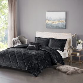 Velvet Duvet Cover Set (Color: as Pic)