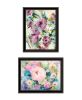 Trendy Decor 4U Abstract Florals to wish you Good luck, Success, Longevity; should keep you smiling Framed Wall Art for Living Room