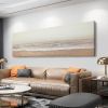 100% Handmade Pure Hand Painted Gold Ocean Oil Painting Modern Light Luxury Decorative Abstract Entrance Hall Restaurant