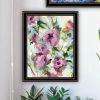 Trendy Decor 4U Abstract Florals to wish you Good luck, Success, Longevity; should keep you smiling Framed Wall Art for Living Room