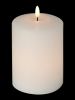 Flameless Flickering LED Candles Battery Operated with 6H Timer, Warm Light Real Wax Pillar Votive 3D Wick Candles